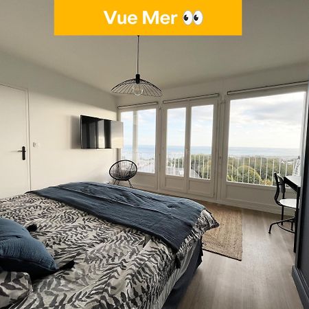 Nouveau! Appartement Vue Mer 180° Et Place Parking Brest Exterior foto